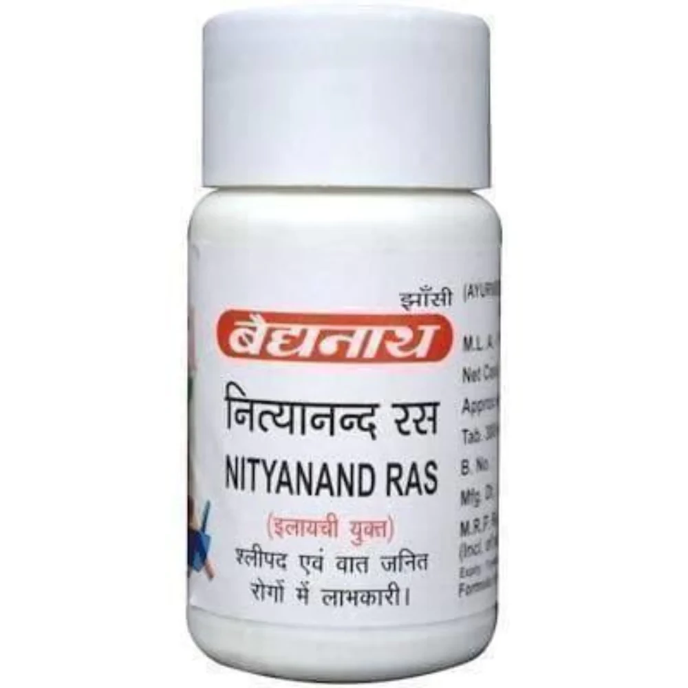 Baidyanath Jhansi Nityanand Ras, 40 Tablets-1.webp